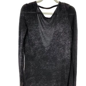 Helmut Lang sheer top. Versatile + comfortable!
